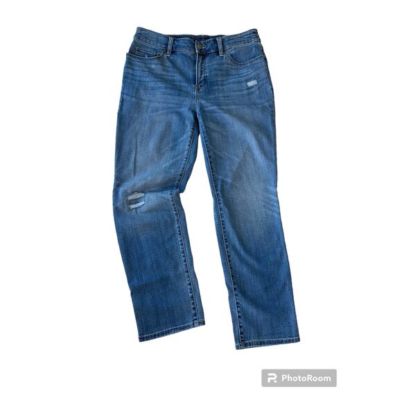 Chico’s Slimming Girlfriend Women’s Jeans Crop - Picture 1 of 8